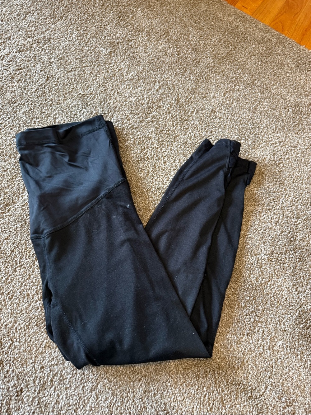 Pinkblush Black maternity Leggings with Branded Tag